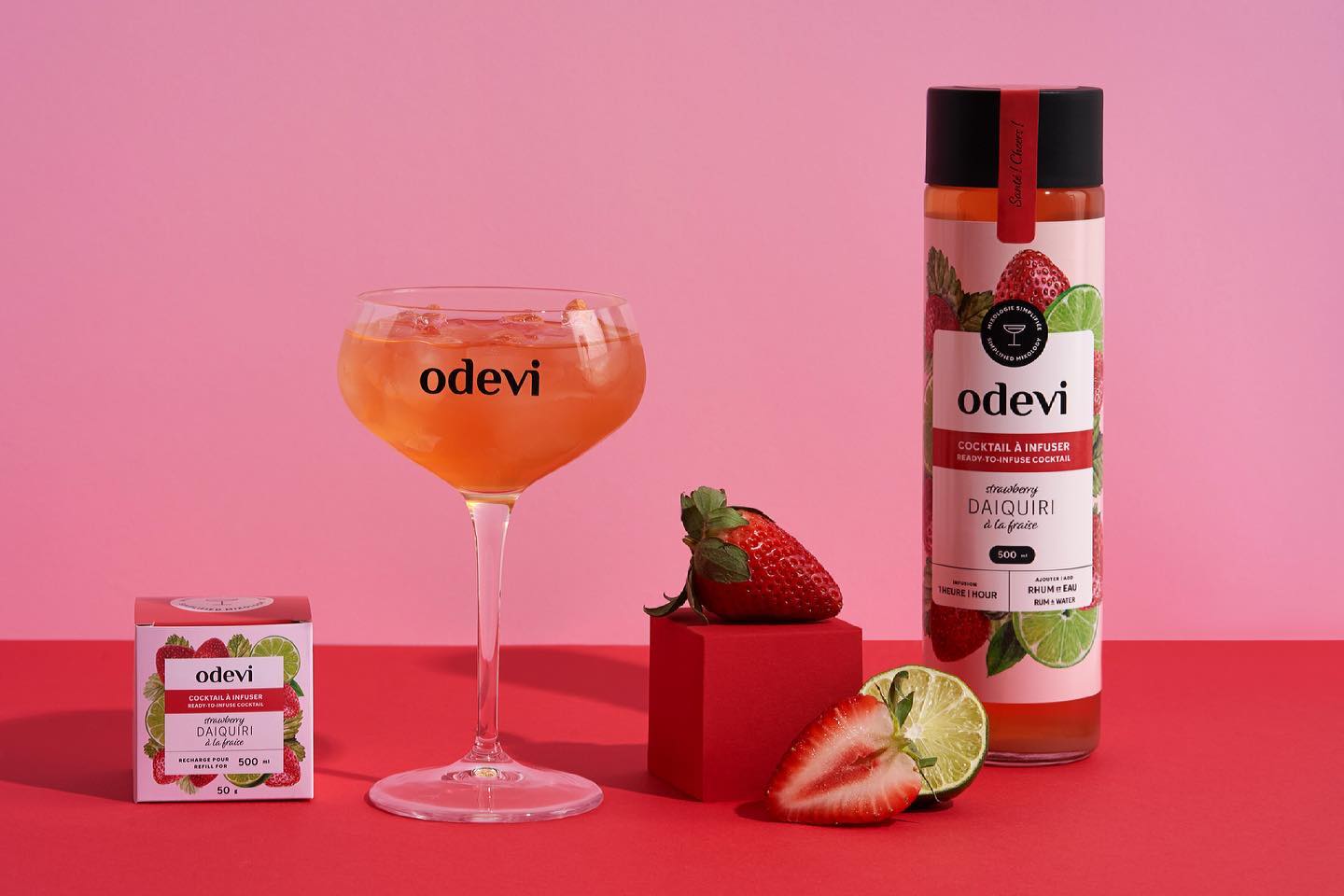 Ensemble de 2 coupes à cocktail Odevi